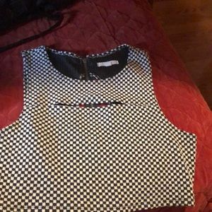 Checkered Vans Crop Top